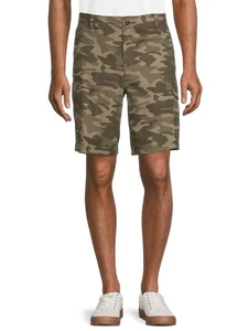 Big Men's Cargo Shorts - Green Camo, Size 44 - Picture 1 of 1
