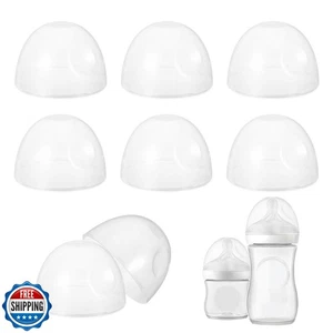 8 Count Baby Bottle Lids Compatible with Philips Avent Baby Bottles, Soft and - Foto 1 di 5