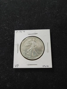 1935 S Walking Liberty Half Dollar VF - Picture 1 of 8
