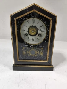 Vintage Junghans Manteau Horloge - Travail, Plaques De Utilisation - Imagen 1 de 14