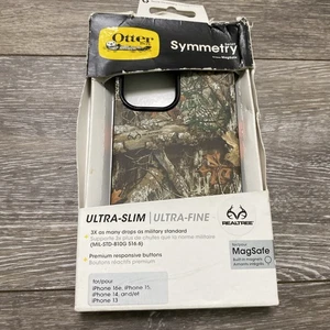 Coque Otterbox Symmetry Series Realtree Orange/Camo pour iPhone 16e 15 14 13 - Photo 1 sur 5