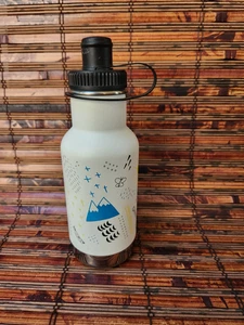 Isolierte Klean Kanteen Edelstahl 12 Oz Kinder Wasserflasche fast neuwertig - Bild 1 von 10