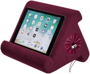 Tablet Ständer kompatibel mit iPad, Cubby Speicher und Multi-Winkel Betrachtung für Zuhause - Bild 1 von 12