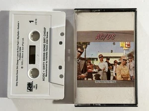 Vintage 1976 AC/DC Dirty Deeds Done Dirt Cheap Original Classic Cassette Tape - Picture 1 of 8
