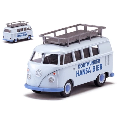 VW T1 BUS HANSA BIER 1963-1967 1:87 Wiking Autobus Modellino Nuovo - Immagine 1 di 3