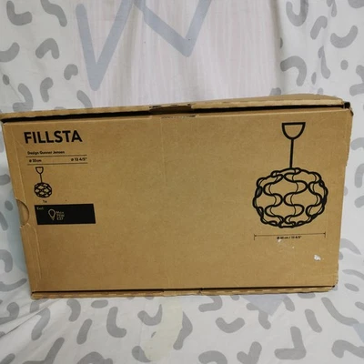 IKEA FILLSTA Pendant Lamp Hanging Light White Shade 35cm - 13 4/5” 401.550.09  - Image 1 of 4