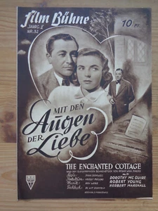 Filmprogramm  IFB 32 Jahrgang II Mit den Augen der Liebe / The Enchanted Cottage - Bild 1 von 2