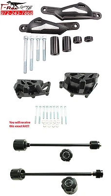 Carretes deslizantes eje delantero y trasero T-Rex Racing 2016 Yamaha XSR900 sin corte Foto 1 de 4