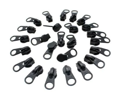 Deslizante de cremallera YKK #3 bobina única sin bloqueo especial lengüeta corta tirar colorido Foto 1 de 4