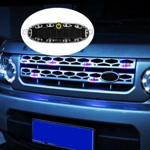 Solar Car Strobe Warning Light Emergency Light Brake Taillight Flashing Light - Picture 1 of 11
