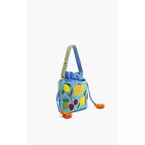 America & Beyond Bucket Bag mit üppigen Früchten und Perlen - Bild 1 von 4
