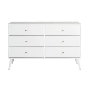 6-Drawer Milo Mid Century Modern Dresser - Picture 1 of 12