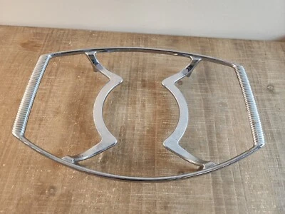 Vintage Corning Ware P-11-M chrome metal casserole dish holder trivet - Image 1 of 4