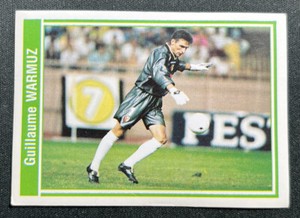 28 GUILLAUME WARMUZ image sticker PANINI SUPERFOOT 1999-2000