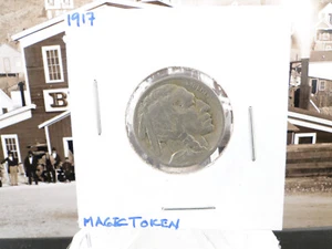 1917 Buffalo Nickel 5¢ "Magic Token" SP3624 - Bild 1 von 2
