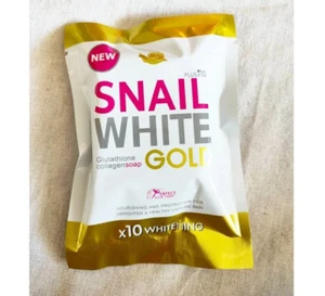Snail Body White Gold Soap Premium For All Skin Type X 10 Whitening 70g - Picture 1 of 5