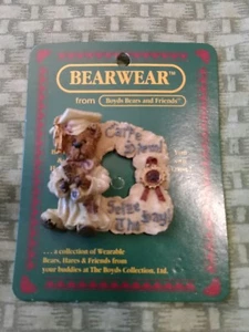 Boyds Bears And Friends Bearwear Pin, Bailey, Carpe Diem. Graduation Pin. 1995. - Picture 1 of 4