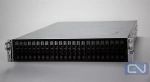 Supermicro CSE-216 X10DRH-i 2x 920w PSU 2U 24x 2.5" 2x E5-2630v4 64GB DDR4 - Picture 1 of 6