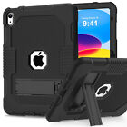 For Ipad 5 6 7 8 9 10Th Gen Air 4 5 Pro Shockproof Heavy Duty Stand Cover Case