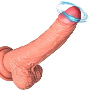 Vibratore Fallo con Ventosa Vaginale Anale Realistico Dildo Naturale Sex toy - Foto 1 di 7