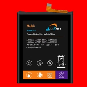 AceSoft 3650mAh Rechargeable Battery for Motorola Moto E 2020 XT2052DL Phone - Picture 1 of 2