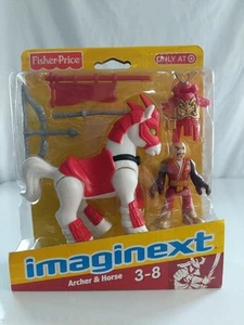 New Fisher Price Imaginext Red Archer and Horse - Picture 1 of 6