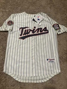 Joe Mauer Minnesota Twins Majestic Stitched Size 50 MLB Baseball Jersey - Picture 1 of 6