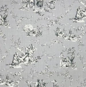Lona tejida GRIS ESTERLINA Decoración del hogar Cortinas Tapicería Almohada Tela de coser BTY - Imagen 1 de 6