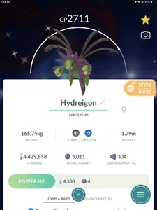 SHINY ✨Hydreigon✨ - POKÉMON GO!! - NICHT REGISTRIERT!! - Bild 1 von 3