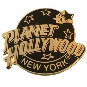 Planet Hollywood New York Logo Travel Souvenir Pin - Picture 1 of 2