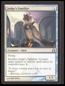 MTG Judge's Familiar 218 Uncommon Return to Ravnica Card CB-1-3-B-48 - Picture 1 of 7