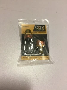 C&D M-SERIES COPPER BRAZE-ON 1-1/8" SELF PIERCING SADDLE VALVE 2/PK CD5518 - Picture 1 of 2