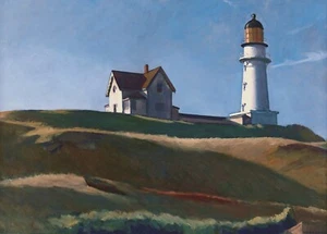 Lighthouse Hill Painting by Edward Hopper Art Reproduction - Picture 1 of 3
