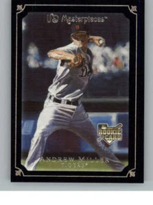 2007 UD Masterpieces Black Linen #74 Andrew Miller \99 (ref 134366) - Picture 1 of 2