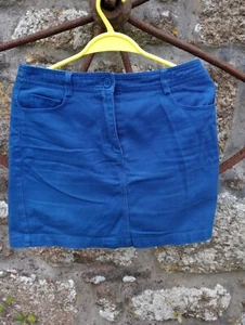 La Redoute Twill Denim Skirt Electric Blue - Picture 1 of 2