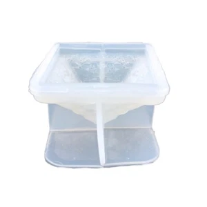 Silicone Mold 3D Pyramid Ornaments Resin Mould for Handmade Making - Picture 1 of 8