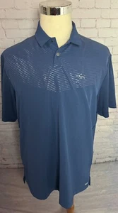 Camisa polo informal de golf Greg Norman para hombre adulto azul mediana con ventilación rapi - Imagen 1 de 9