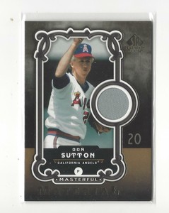 2007 SP Legendary Cuts Masterful Materials  Don Sutton JERSEY Angels