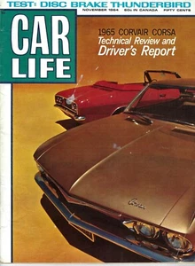 1965 Ford Thunderbird, Corvair Corsa featured in vintage Car Life Magazine - Bild 1 von 3