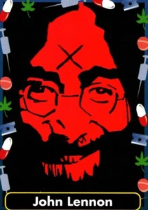 Tarjeta coleccionable #18 John Lennon, famosa droga - Imagen 1 de 3
