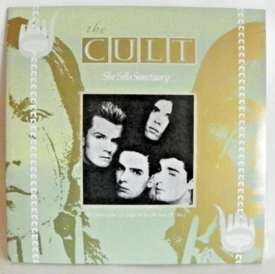 The Cult - She Sells Sanctuary- 1985 Vertigo Canada - 2 LP Vinyl Album -Rare - Image 1 of 4