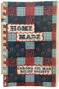 1975 CORONA DEL MAR WARD RELIEF SOCIETY LDS MORMON COOKBOOK, CORONA DEL MAR, CA - Picture 1 of 9