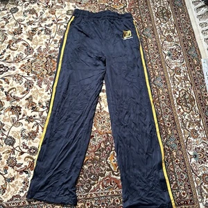 Disney World Pants Adult Medium Blue 1/4 Ankle Zip Track Joggers Athletic VTG - Picture 1 of 16