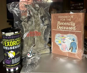 Beetlejuice Beetlejuice 2 popcorn holders cup and sandworm topper all sealed/new - Picture 1 of 1