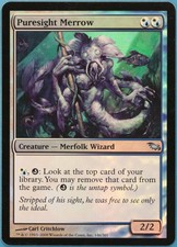 Puresight Merrow FOIL Shadowmoor NM White Blue Uncommon CARD (225060) ABUGames