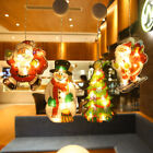 Lumières DEL de Noël suspensions de fenêtre lumières de Noël avec crochets de tasse d'aspiration