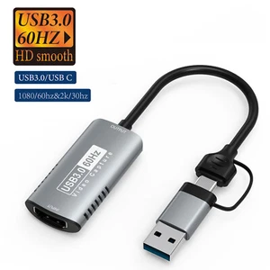 Nuova 4K High-Definition Video Capture Card HDTV a USB /Type-C Gioco dal vivo H7 - Afbeelding 1 van 14