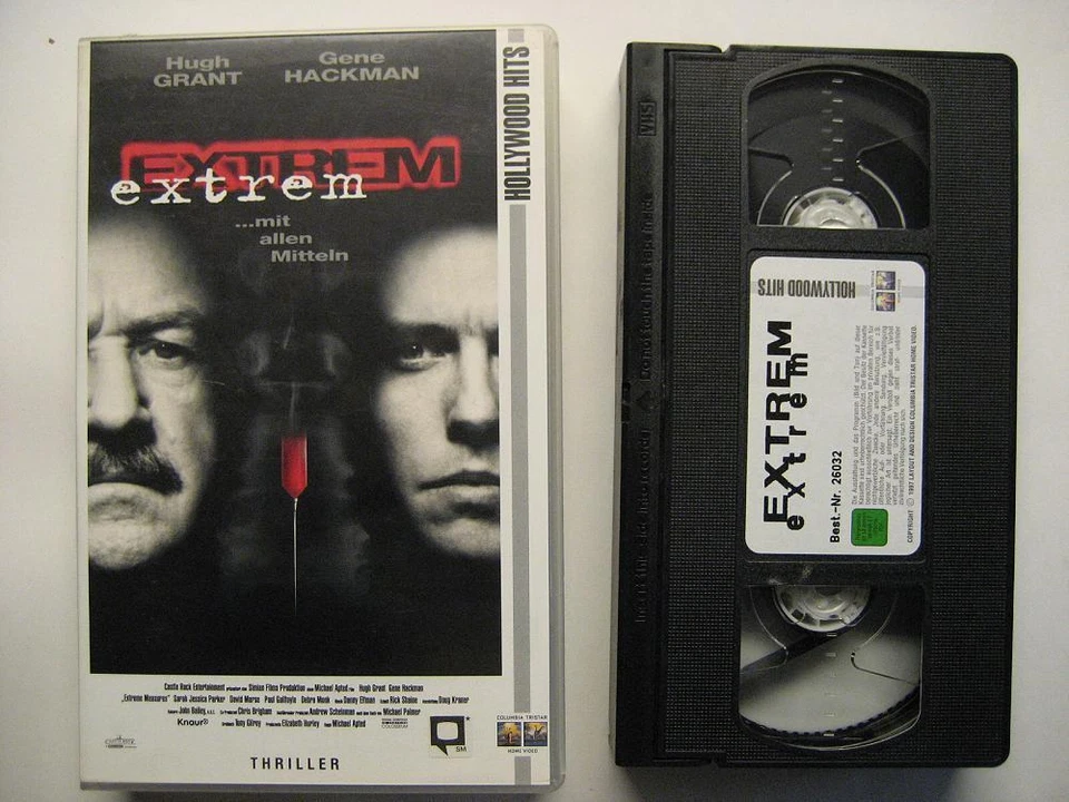 EXTREM VHS VIDEO HUGH GRANT GENE HACKMAN - Bild 1 von 1