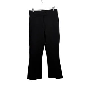 De Neve Skifans Schoellar Ski Snow Pants Flare Black Wool Lined Vintage Women 12 - Picture 1 of 7