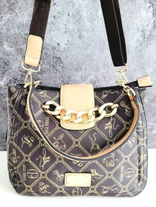 Damen Braun Handtasche Schultertasche Umhängetasche Moderne Alltag Tasche Neu - Bild 1 von 6